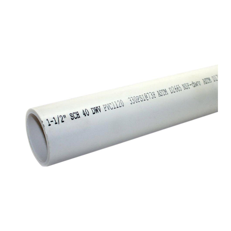 1 1/2" PVC PIPE SCH 40